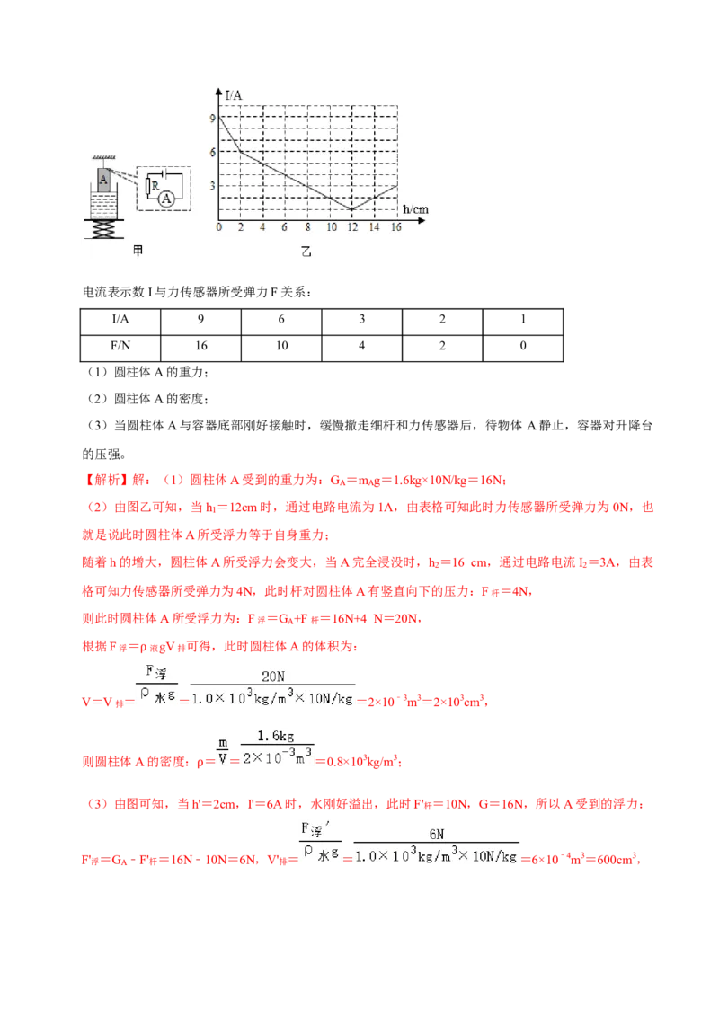 物理（长沙卷）（全解全析）_8、物理总复习_2024中考模拟题物理_二模_物理（长沙卷）-：2024年中考第二次模拟考试