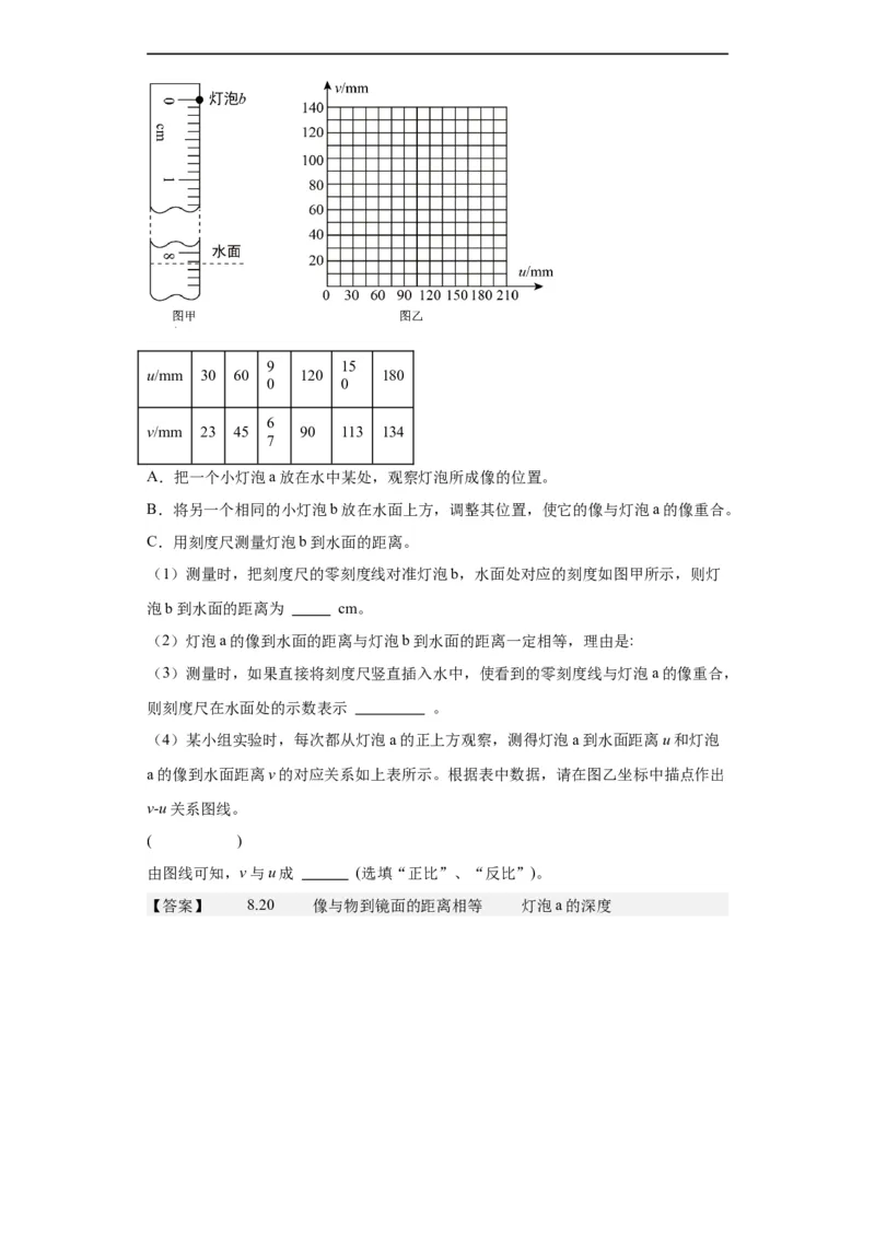 第04讲光的反射及折射（教师版）-2023-2024全国初中物理竞赛试题精选精编_初物_初中物理培优竞赛试题校联考专题重难题汇编练习通用电子版PPT
