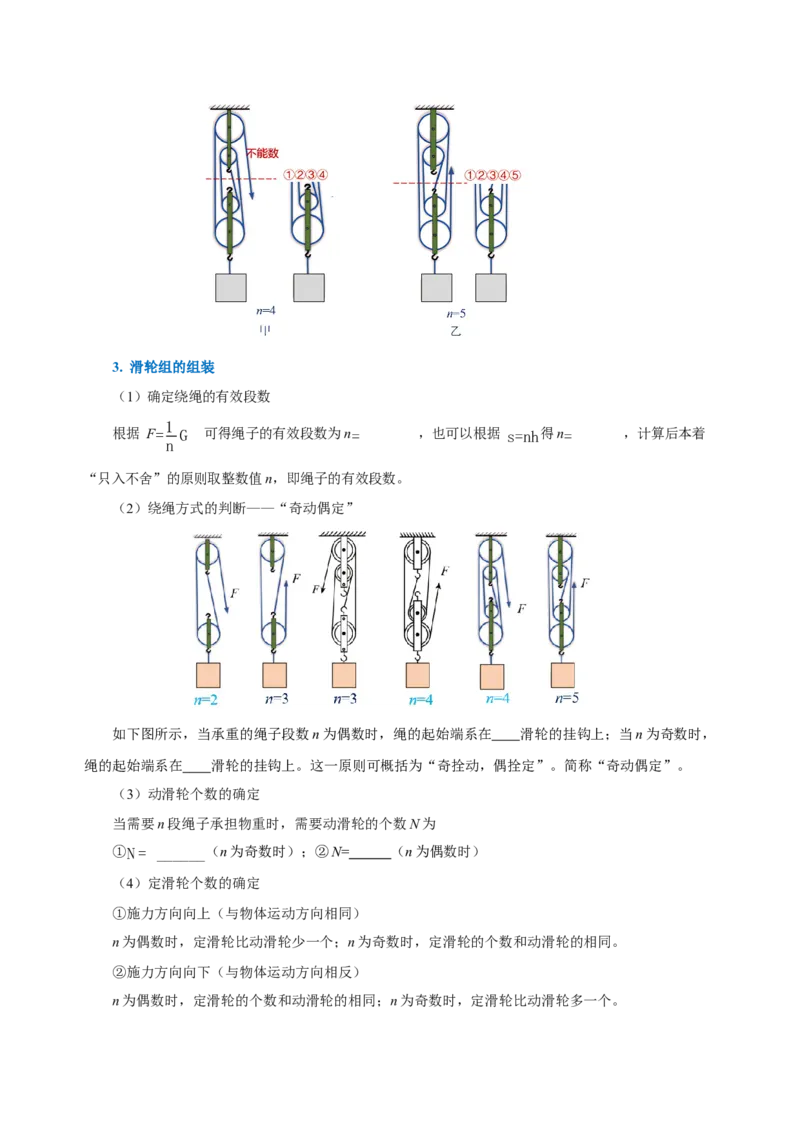 第十二章简单机械（知识清单）-（学生版）_初物_八年级上下册+九年级全一册物理_八年级物理下册_老课标资料_知识清单