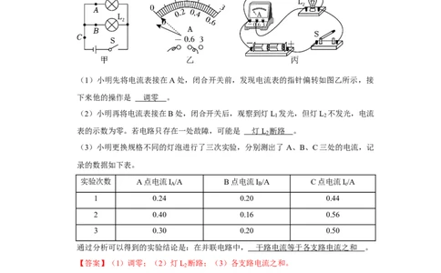专题18电学实验综合专题（教师版）备考2025年中考物理重难点讲解与训练_初物_2025中考物理重难点归纳专题训练易错训练题压轴特训复习word素材