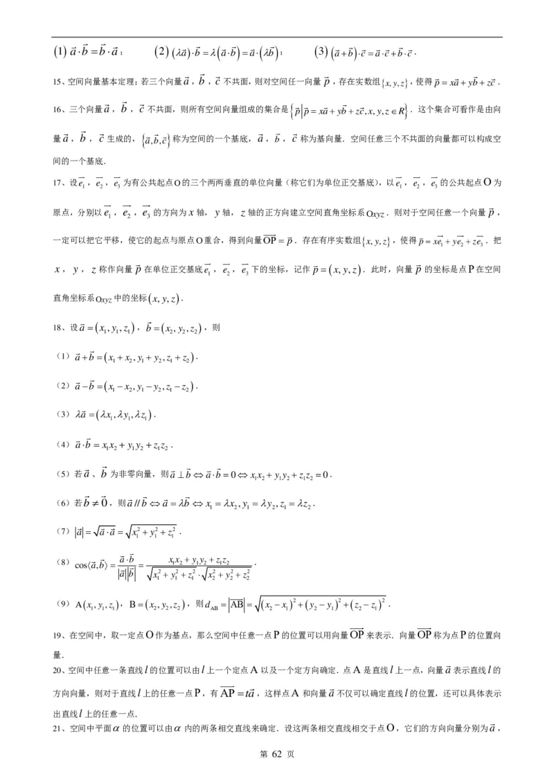 （超详）高中数学知识点归纳汇总_《初中全科目知识点汇总》_初高中知识点归纳汇总