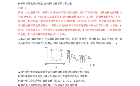 专题13种群和群落（测试卷）-2023年高考生物二轮复习讲练测（全国通用）（解析版）_通用版（老高考）复习资料_2023年复习资料_二轮复习_2023年高考生物二轮复习讲练测（全国通用）