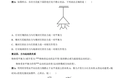 专题08牛顿第一定律二力平衡全攻略备战2023年中考物理一轮重难点复习（原卷版）_8、物理总复习_8.中考物理总复习_2023年中考复习资料_一轮复习_基础篇