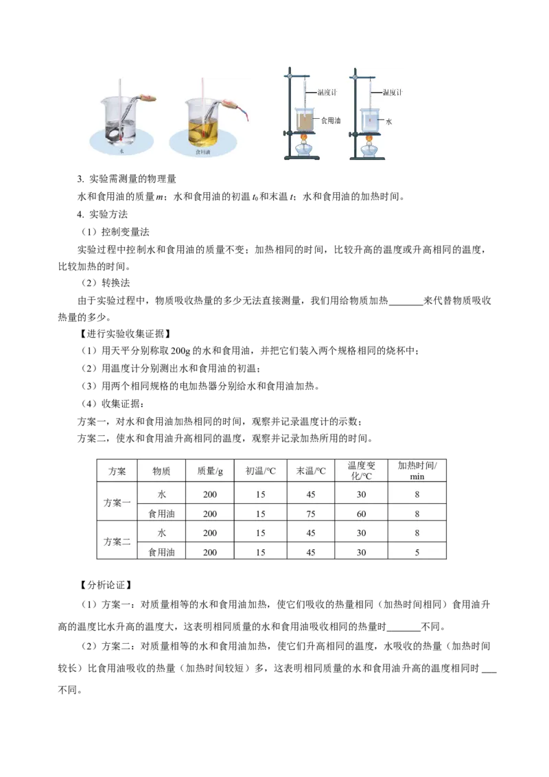第十三章内能（知识清单）-（人教版）学生版_初物_八年级上下册+九年级全一册物理_九年级物理全一册_知识清单
