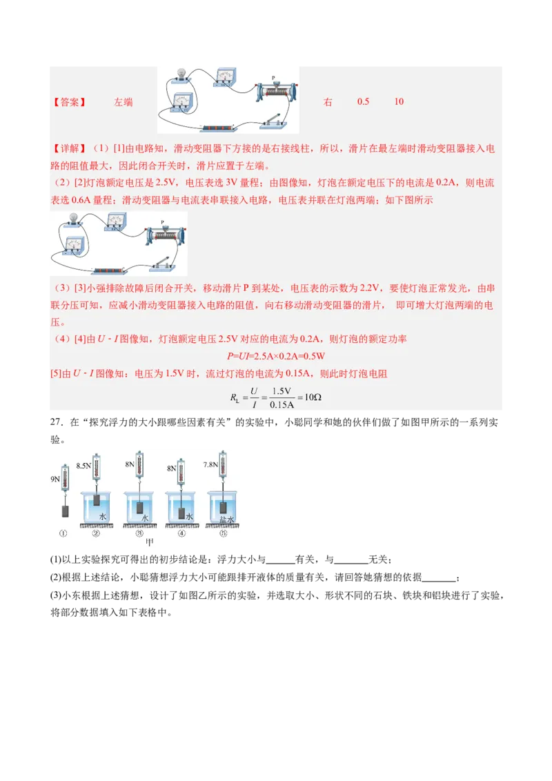 物理（黑龙江卷）（全解全析）_8、物理总复习_2024中考模拟题物理_二模_物理（黑龙江卷）-：2024年中考第二次模拟考试