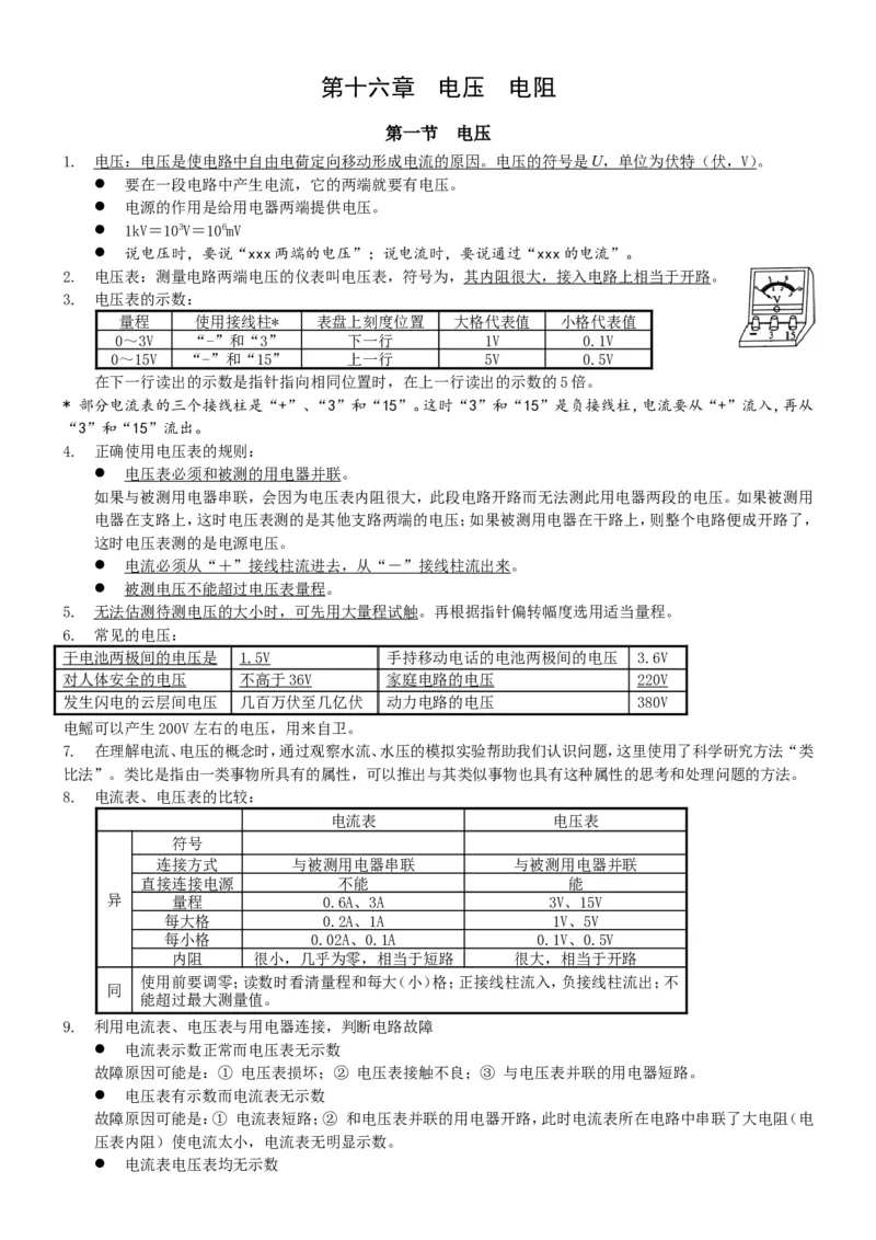 物理复习提纲_初物_八年级上下册+九年级全一册物理_八年级物理下册_全套教学资源_课件教案教学反思_其他试卷+重点讲练_其他