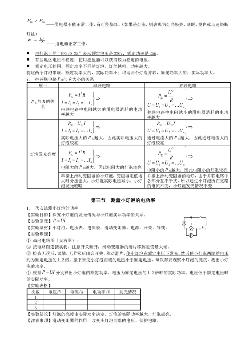 物理复习提纲_初物_八年级上下册+九年级全一册物理_八年级物理下册_全套教学资源_课件教案教学反思_其他试卷+重点讲练_其他