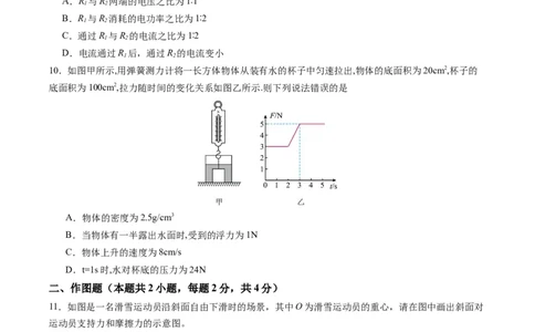 物理（深圳卷）（考试版A4）_8、物理总复习_2024中考模拟题物理_一模_物理（深圳卷）-2024年中考第一模拟考试_物理（深圳卷）-2024年中考第一模拟考试