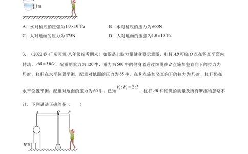 专题10简单机械综合（原卷版）_8、物理总复习_8.中考物理总复习_2023年中考复习资料_二轮复习_备战2023年中考物理二轮四大模块针对集训（全国通用）_模块一力学