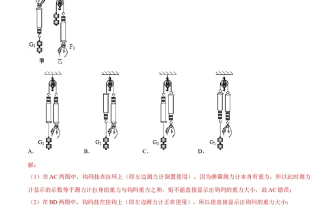 专题25滑轮及其工作特点（解析版）-2022年中考物理二轮专项复习核心考点突破与必刷题型汇编（全国通用）_8、物理总复习_8.中考物理总复习_2022年中考复习资料