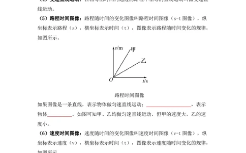 第1章机械运动（知识清单）（学生版）_初物_八年级上下册+九年级全一册物理_八年级物理上册_知识点汇总（完）