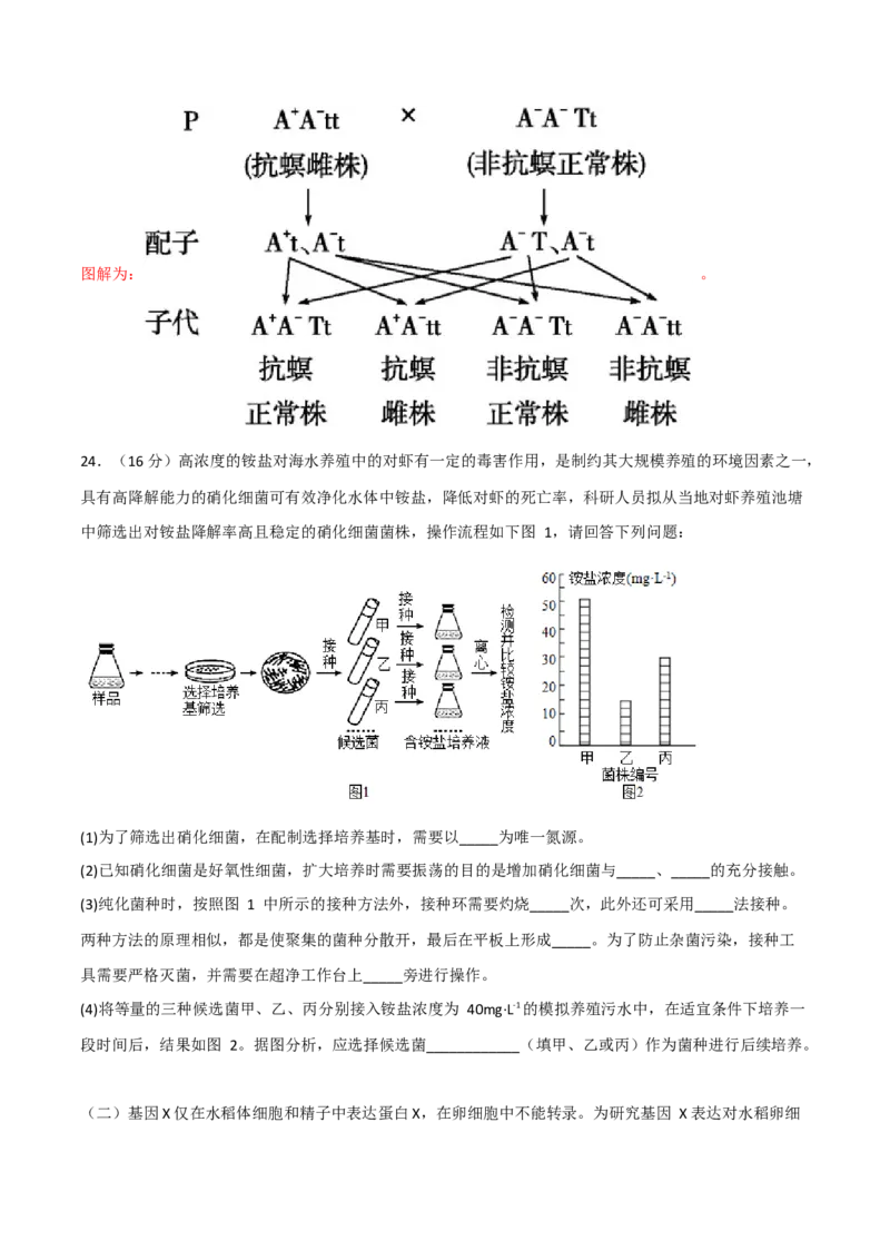 黄金卷07（解析版）-赢在高考&middot;黄金8卷备战2024年高考生物模拟卷（浙江专用）_2024年新高考资料_4.2024高考模拟预测试卷