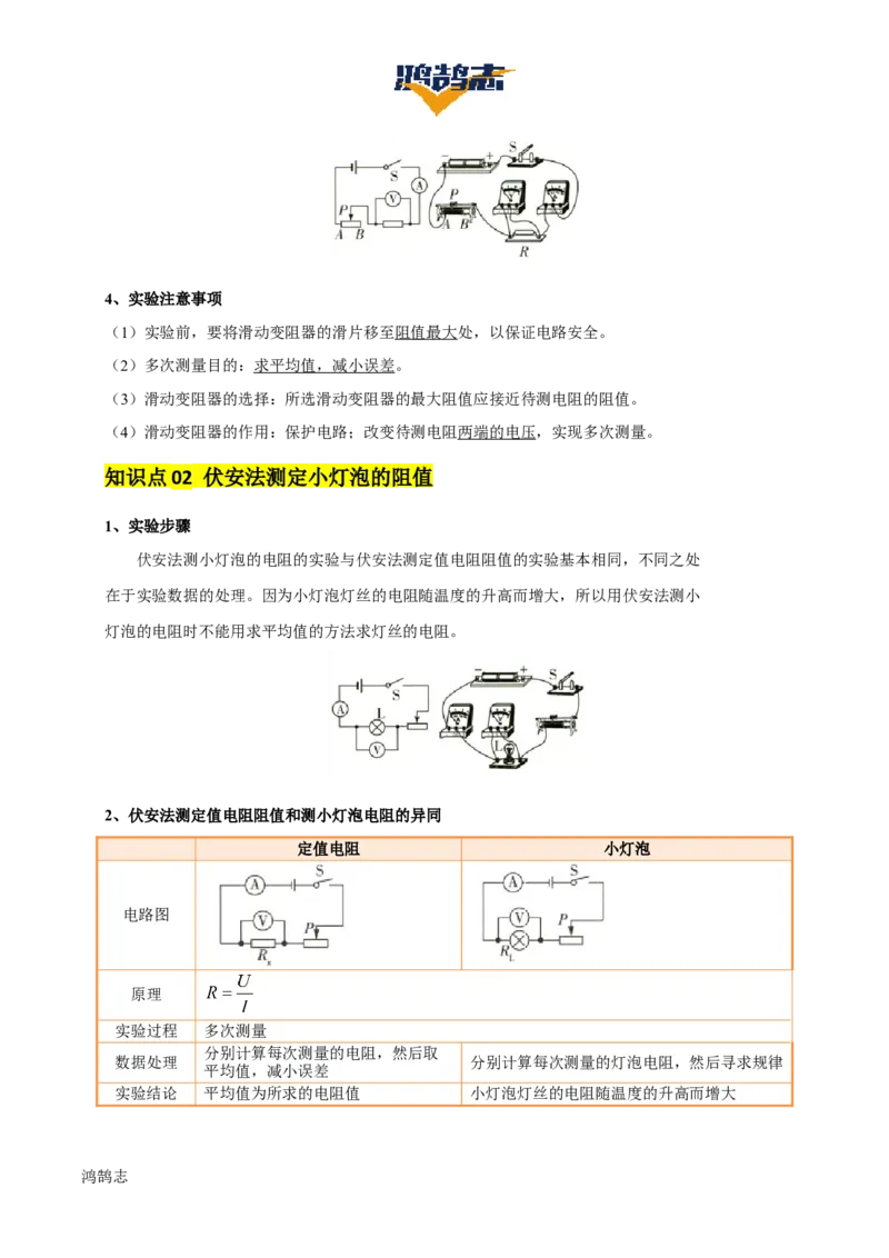 专题15欧姆定律（3大模块知识清单+4个易混易错+3种方法技巧+典例真题精析）（解析版）_8、物理总复习_物理一轮复习