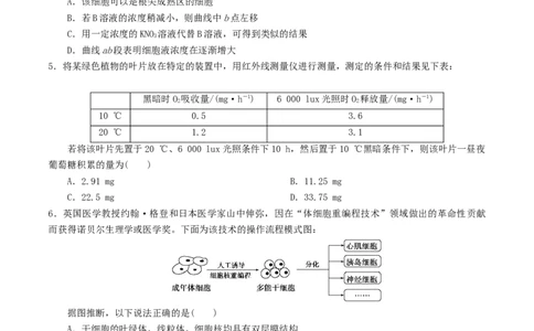 黄金卷07（考试版）-赢在高考&middot;黄金8卷备战2024年高考生物模拟卷（湖北专用）_2024年新高考资料_4.2024高考模拟预测试卷