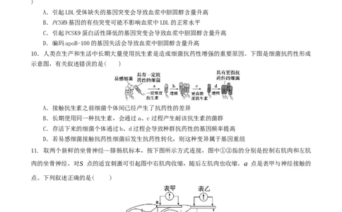 黄金卷07（考试版）-赢在高考&middot;黄金8卷备战2024年高考生物模拟卷（湖北专用）_2024年新高考资料_4.2024高考模拟预测试卷