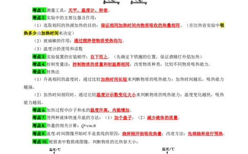 对比实验&ldquo;不同物质的吸热能力&rdquo;和&ldquo;不同燃料的热值&rdquo;_8、物理总复习_8.中考物理总复习_2024年中考复习资料_专项复习资料_2024年中考物理复习_❤更新专项复习