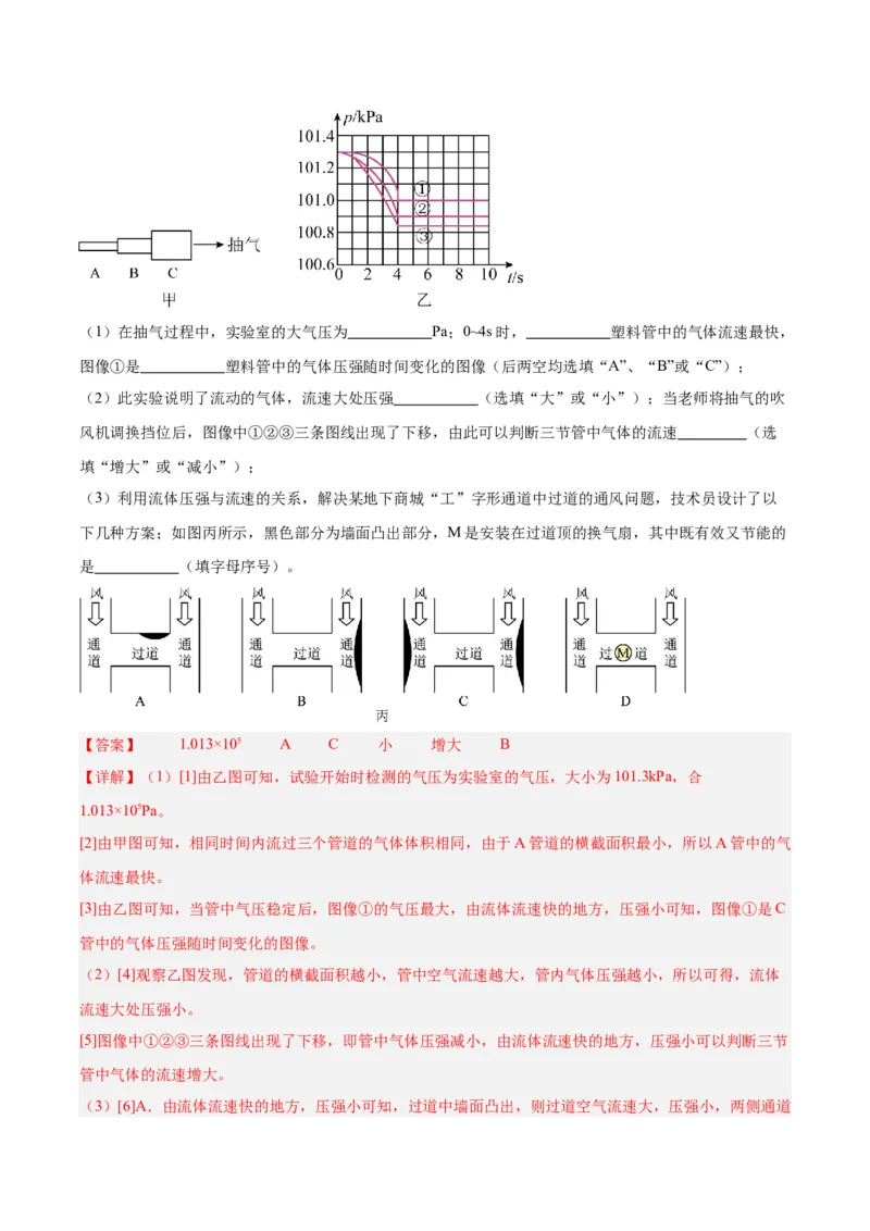 专题33力学实验专题（二）（解析版）_8、物理总复习_8.中考物理总复习_2024年中考复习资料_一轮复习资料_完备战2024年中考物理一轮复习讲义练习（全国通用）_教师版（含答案解析）