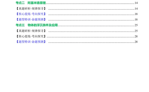 专题07浮力（讲练）解析版_8、物理总复习_8.中考物理总复习_2024年中考复习资料_二轮复习资料_完2024年中考物理二轮复习课件+讲义+练习（全国通用）_模块二（力学）