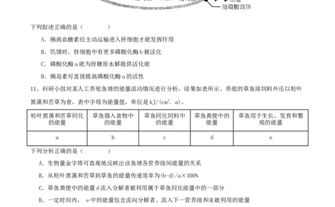 黄金卷04（考试版）-赢在高考&middot;黄金8卷备战2024年高考生物模拟卷（湖北专用）_2024年新高考资料_4.2024高考模拟预测试卷
