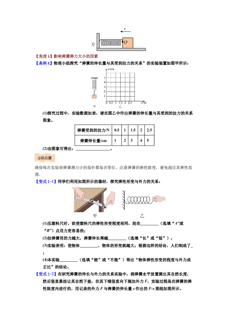 课时7.2弹力（学生版）_初物_八年级上下册+九年级全一册物理_八年级物理下册_讲义（更新中）-U26