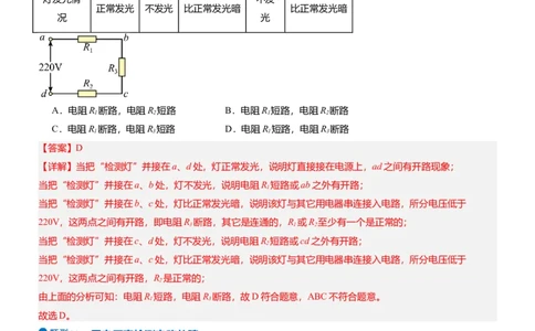 压轴题03电路故障综合（解析版）_8、物理总复习_2024年中考复习资料_三轮复习_2024年中考物理压轴题专项训练（全国通用）