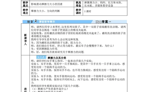 第1课时认识摩擦力_初物_八年级上下册+九年级全一册物理_八年级物理下册_全套教学资源_课件教案教学反思_教案_第八章运动和力_第3节摩擦力