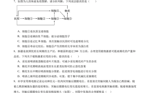黄金卷08（考试版）-赢在高考&middot;黄金8卷备战2024年高考生物模拟卷（辽宁专用）_2024年新高考资料_4.2024高考模拟预测试卷