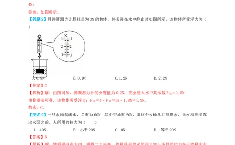 专题20浮力（知识点复习+例题讲解+过关练习）-备战2023年中考物理一轮复习考点帮（解析版）_8、物理总复习_8.中考物理总复习_2023年中考复习资料_一轮复习_解析版