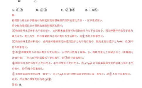 专题21压强与浮力综合（解析版）-2022年中考物理二轮专项复习核心考点突破与必刷题型汇编（全国通用）_8、物理总复习_8.中考物理总复习_2022年中考复习资料