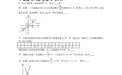 02人教版九年级上第二次月考数学试卷（含答案解析）_初中全科电子版试卷练习试题_数学_9上初中人教版数学练习、试卷_人教数学九年级上月考试卷（009份）