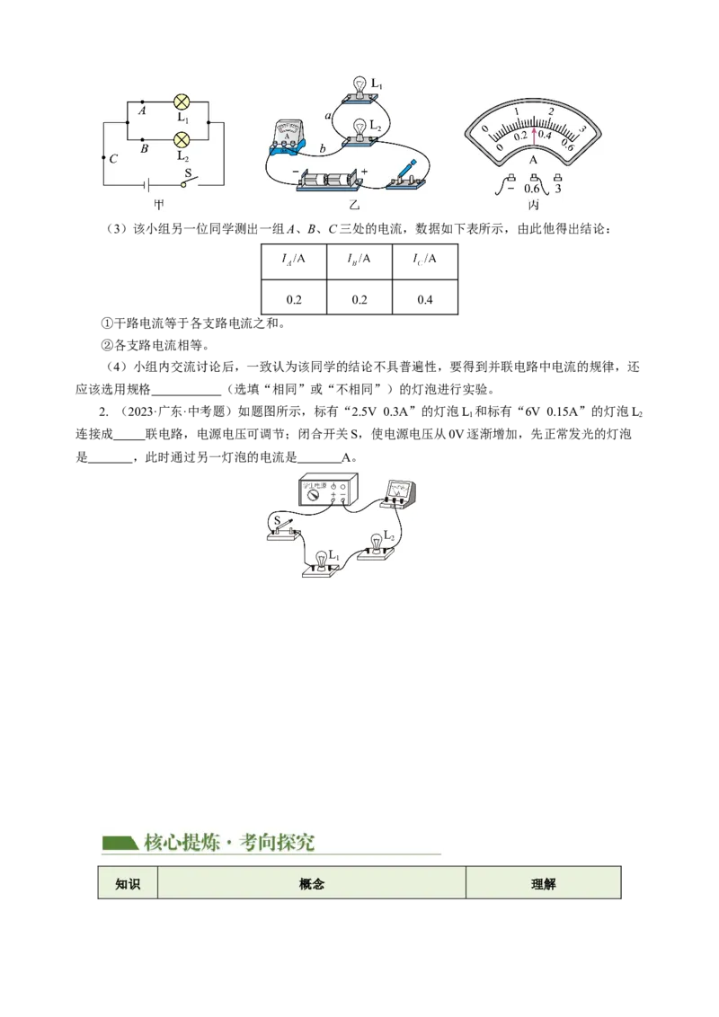 专题09电路、电流、电压和电阻（讲练）原卷版_8、物理总复习_8.中考物理总复习_2024年中考复习资料_二轮复习资料_完2024年中考物理二轮复习课件+讲义+练习（全国通用）