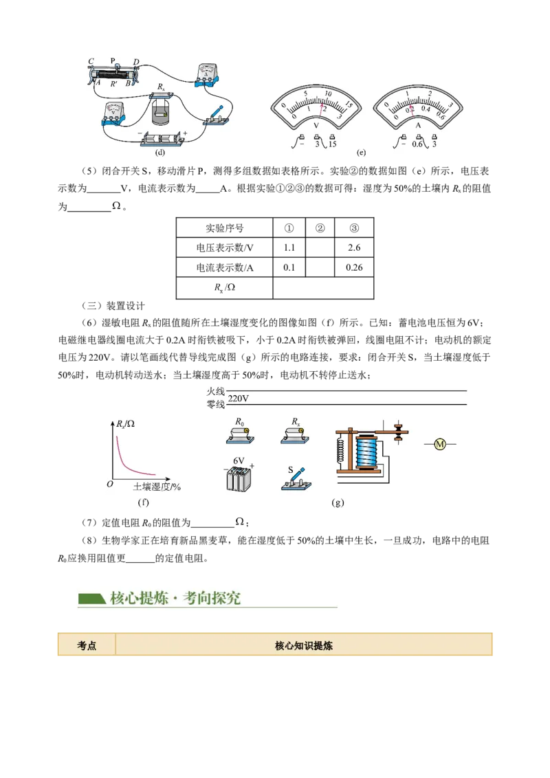 专题23跨学科实践（讲练）原卷版_8、物理总复习_8.中考物理总复习_2024年中考复习资料_二轮复习资料_完2024年中考物理二轮复习课件+讲义+练习（全国通用）_模块五跨学科实践