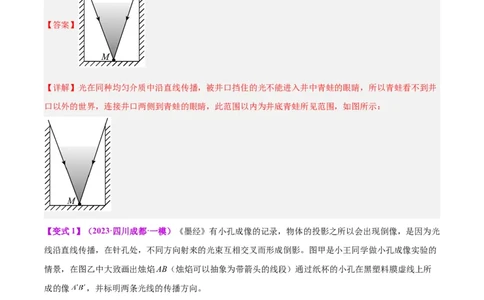专题28光路作图专题（解析版）_8、物理总复习_8.中考物理总复习_2024年中考复习资料_一轮复习资料_完备战2024年中考物理一轮复习讲义练习（全国通用）_教师版（含答案解析）
