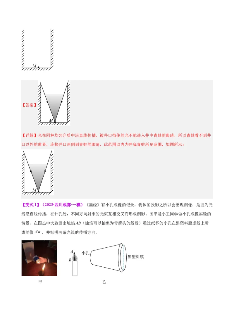 专题28光路作图专题（解析版）_8、物理总复习_8.中考物理总复习_2024年中考复习资料_一轮复习资料_完备战2024年中考物理一轮复习讲义练习（全国通用）_教师版（含答案解析）