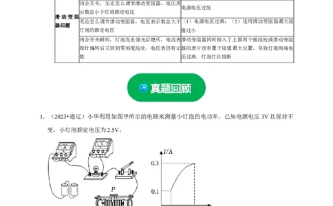 实验17测量小灯泡的电功率（解析版）_8、物理总复习_2024年中考复习资料_二轮复习_（讲义+练习）2024年中考物理二轮题型专项复习