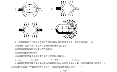 专题20电与磁（11题型）（练习）（原卷版）_8、物理总复习_8.中考物理总复习_2024年中考复习资料_一轮复习资料_完2024年中考物理一轮复习课件+讲义+练习（全国通用）
