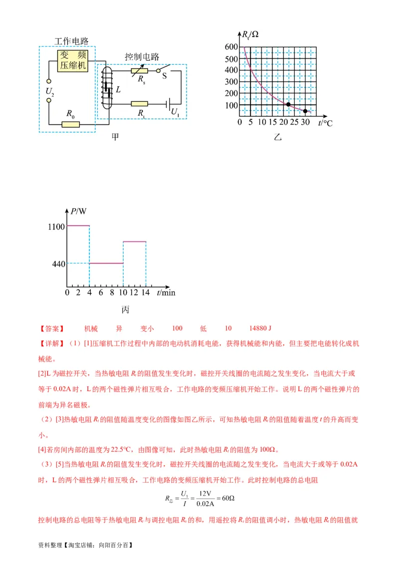 专题20电与磁20.4电动机（教师版）_8、物理总复习_2024年中考复习资料_专项复习资料_完三年（2021&mdash;2023）中考真题分项精编（全国通用）_教师版（含答案解析，目录与学生版一致）
