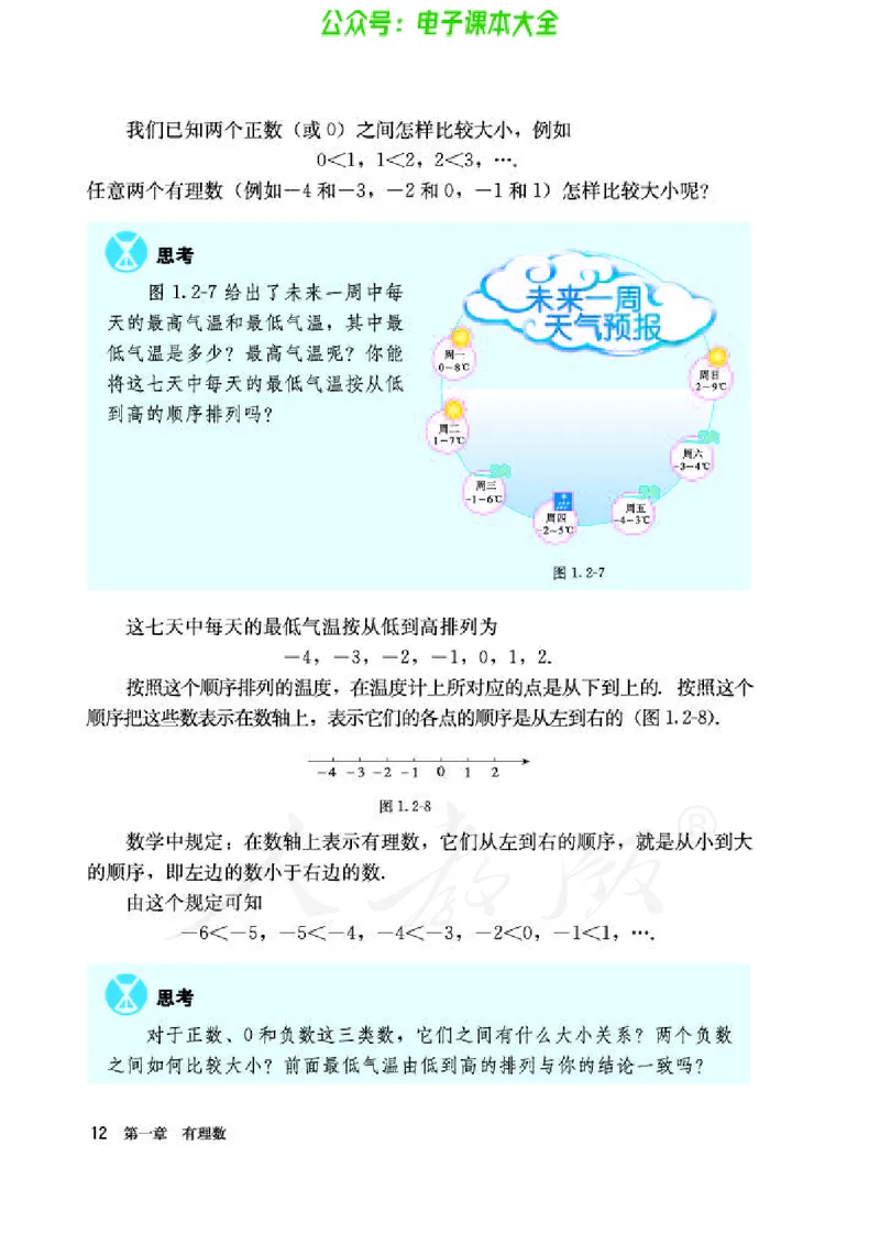 数学七年级上册_初中电子课本_2.数学_人教版_上册