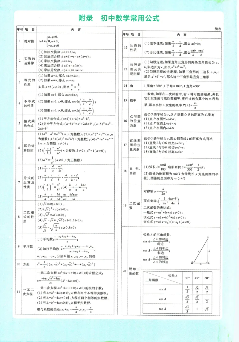 2025版《初中必刷题》数学RJ9上_初中全科电子版试卷练习试题_25初中必刷题_2025版《初中必刷题》数学RJ9上