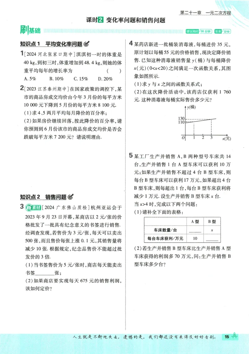 2025版《初中必刷题》数学RJ9上_初中全科电子版试卷练习试题_25初中必刷题_2025版《初中必刷题》数学RJ9上