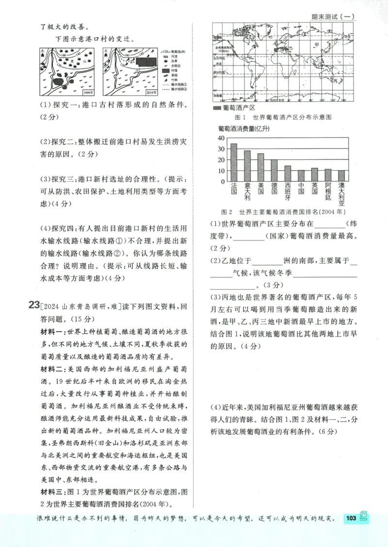 2025版《初中必刷题》地理RJ7上_初中全科电子版试卷练习试题_25初中必刷题_2025版《初中必刷题》地理RJ7上