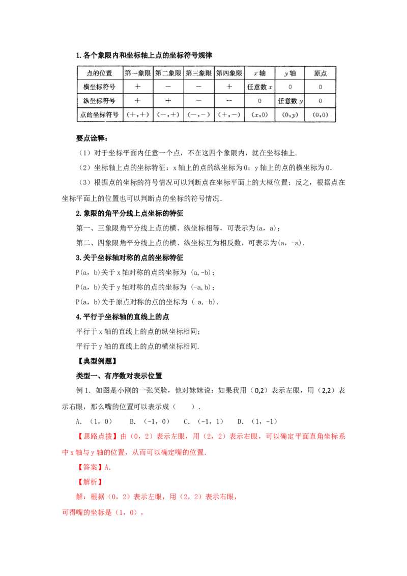 7.1平面直角坐标系（能力提升）-七年级数学下册要点突破与同步训练（人教版）(27154909)_初中全科电子版试卷练习试题_数学_7下初中人教版数学练习、试卷_数学7下同步练习第5套新