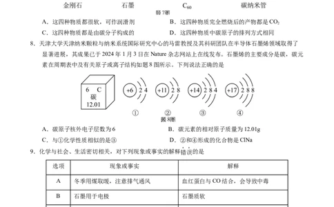 2024年中考押题预测卷02（广东卷）-化学（考试版）A4_初中全科电子版试卷练习试题_化学_2024中考模拟题化学(1)_押题预测