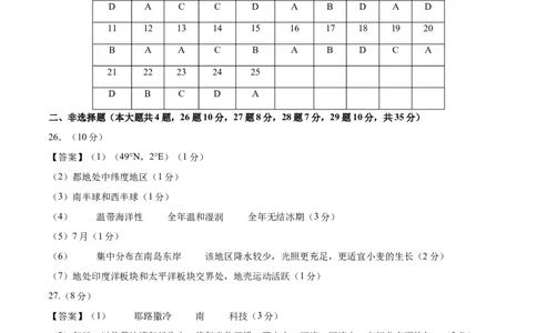 2024年中考押题预测卷02（河北卷）-地理（参考答案）_初中全科电子版试卷练习试题_地理_2024中考模拟题地理(1)_押题预测