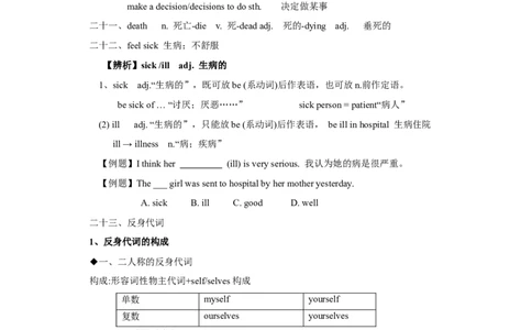 unit1知识点精讲精练2023-2024学年英语八年级下册（人教新目标版）_初中全科电子版试卷练习试题_英语_8年级下册-初中人教版英语_人教英语八年级下知识总结（020份）