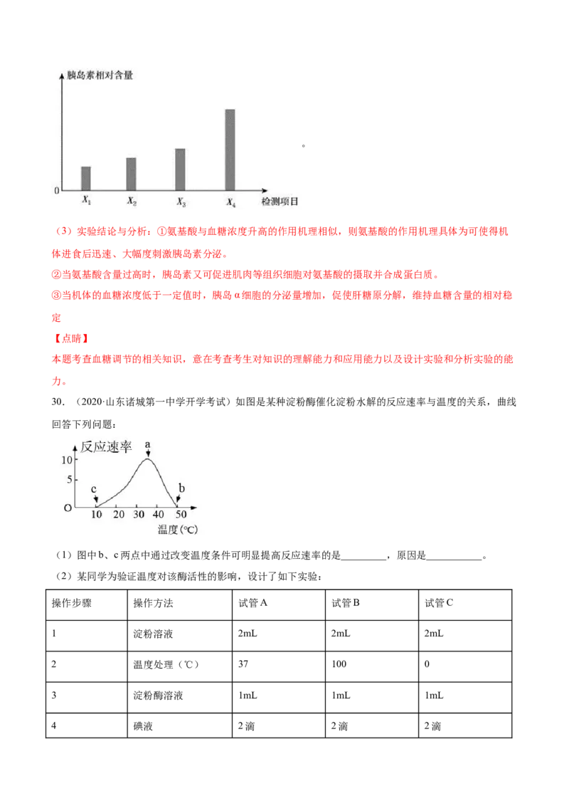 专题20实验与探究-2021年高考真题和模拟题生物分项汇编（解析版）_新高考复习资料_2022年新高考复习资料_2021年高考真题和模拟题生物分项汇编7.30更新