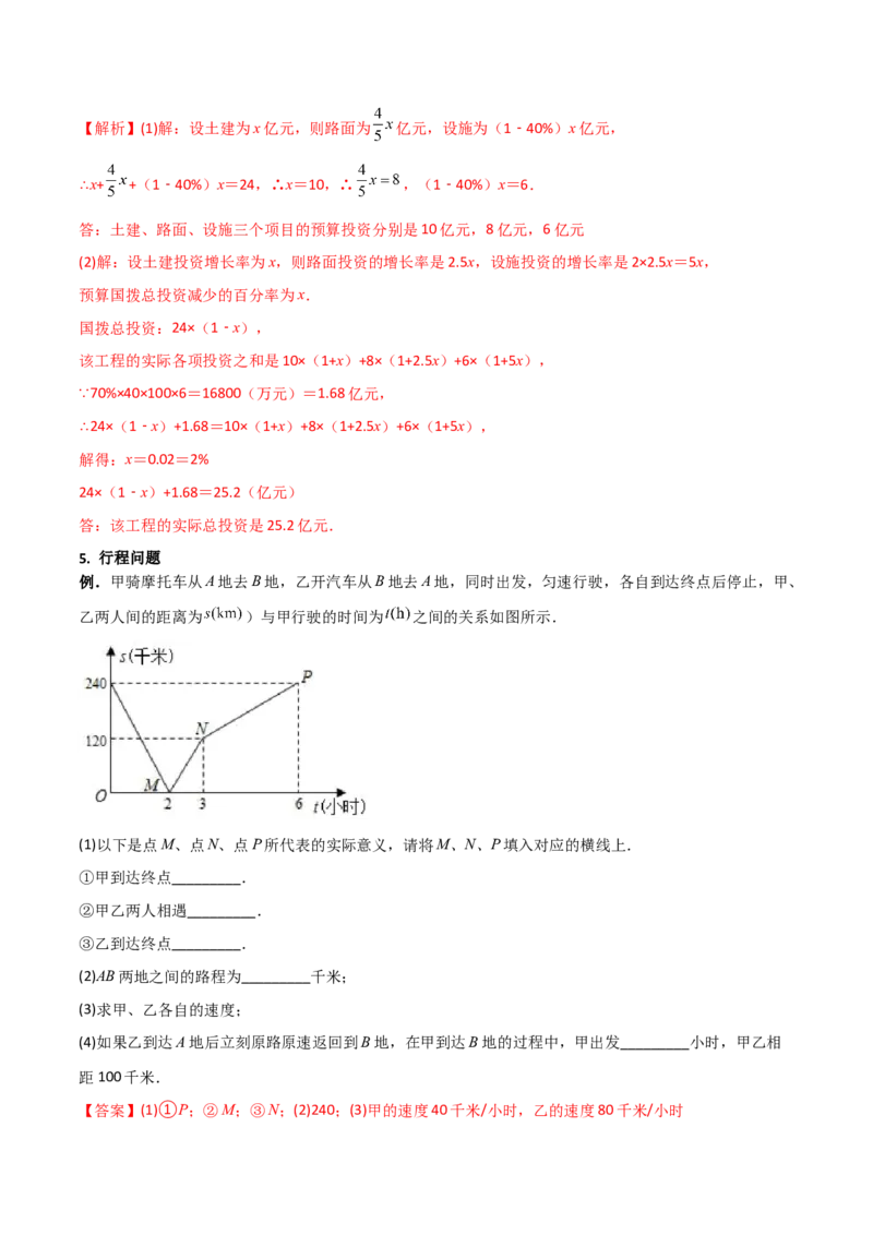专题07一元一次方程实际应用的六种考法（解析版）（人教版）_初中全科电子版试卷练习试题_数学_7上初中人教版数学练习、试卷24新版已更新_专题（第2套）09份