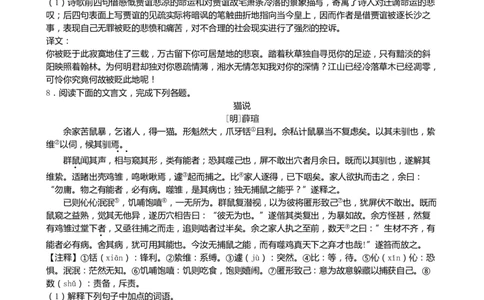 2019山东临沂语文试卷+答案+解析(word整理版)_山东历年中考真题_山东省历年中考真题2013~2024_初中语文历年真题（2013-2024）