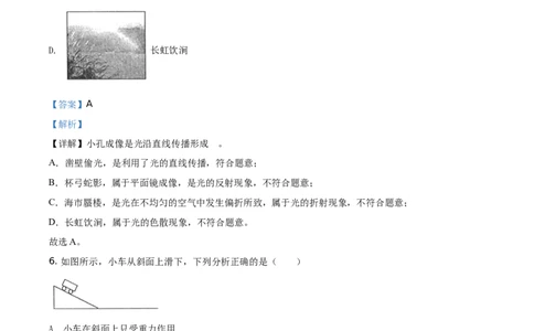 2020山东滨州物理试卷+答案+解析(word整理版)_山东历年中考真题_山东省历年中考真题2013~2024_初中物理历年真题（2013-2024）