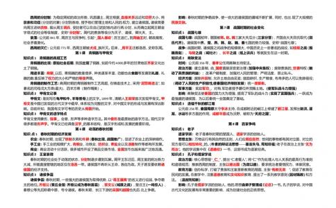 七年级历史上册-复习资料_初中全科电子版试卷练习试题_历史_历史人教版7上试卷_部编人教版历史7年级上知识点汇总05份_7-1-5.历史：知识点梳理部编7上知识点梳理